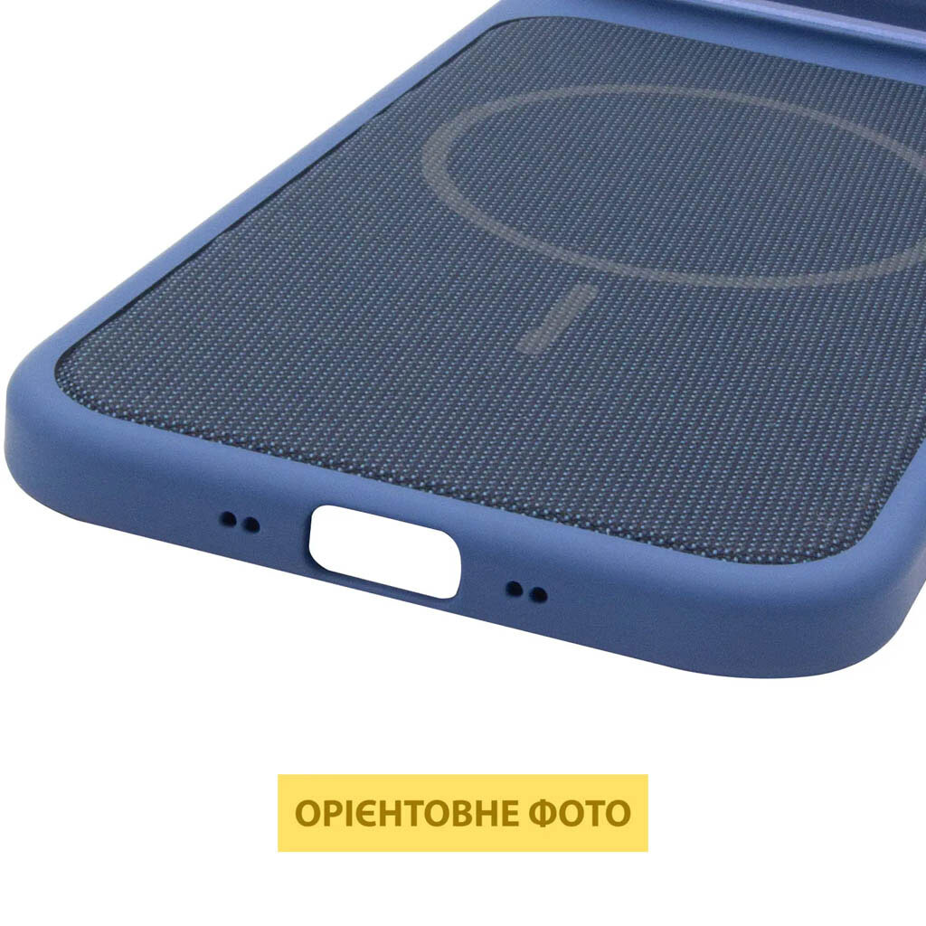 Чохол (накладка) Apple iPhone 17 Pro Max, TechWoven Hybrid, MagSafe, Синій - № 4 Чохол (накладка) Apple iPhone 17 Pro Max, TechWoven Hybrid, MagSafe, Синій - № 4