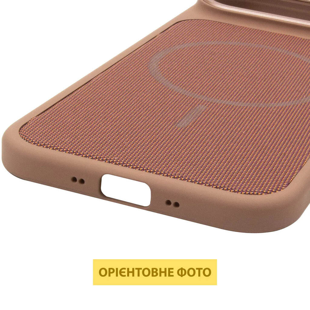 Чохол (накладка) Apple iPhone 17 Pro Max, TechWoven Hybrid, MagSafe, Desert Gold, Золотий - № 4 Чохол (накладка) Apple iPhone 17 Pro Max, TechWoven Hybrid, MagSafe, Desert Gold, Золотий - № 4