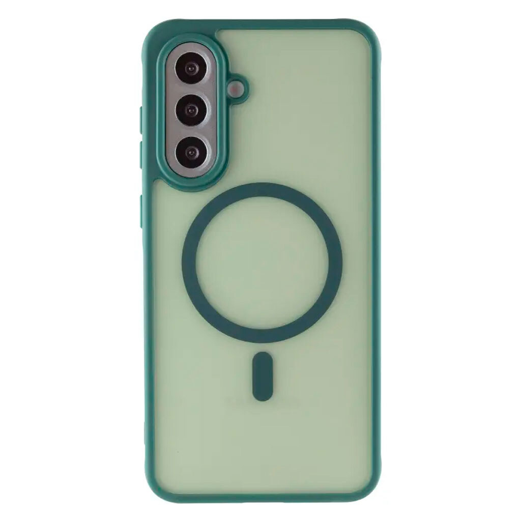 Чехол (накладка) Samsung Galaxy A57 5G, Epik Bloom, MagSafe, Зеленый - № 1 Чехол (накладка) Samsung Galaxy A57 5G, Epik Bloom, MagSafe, Зеленый - № 1