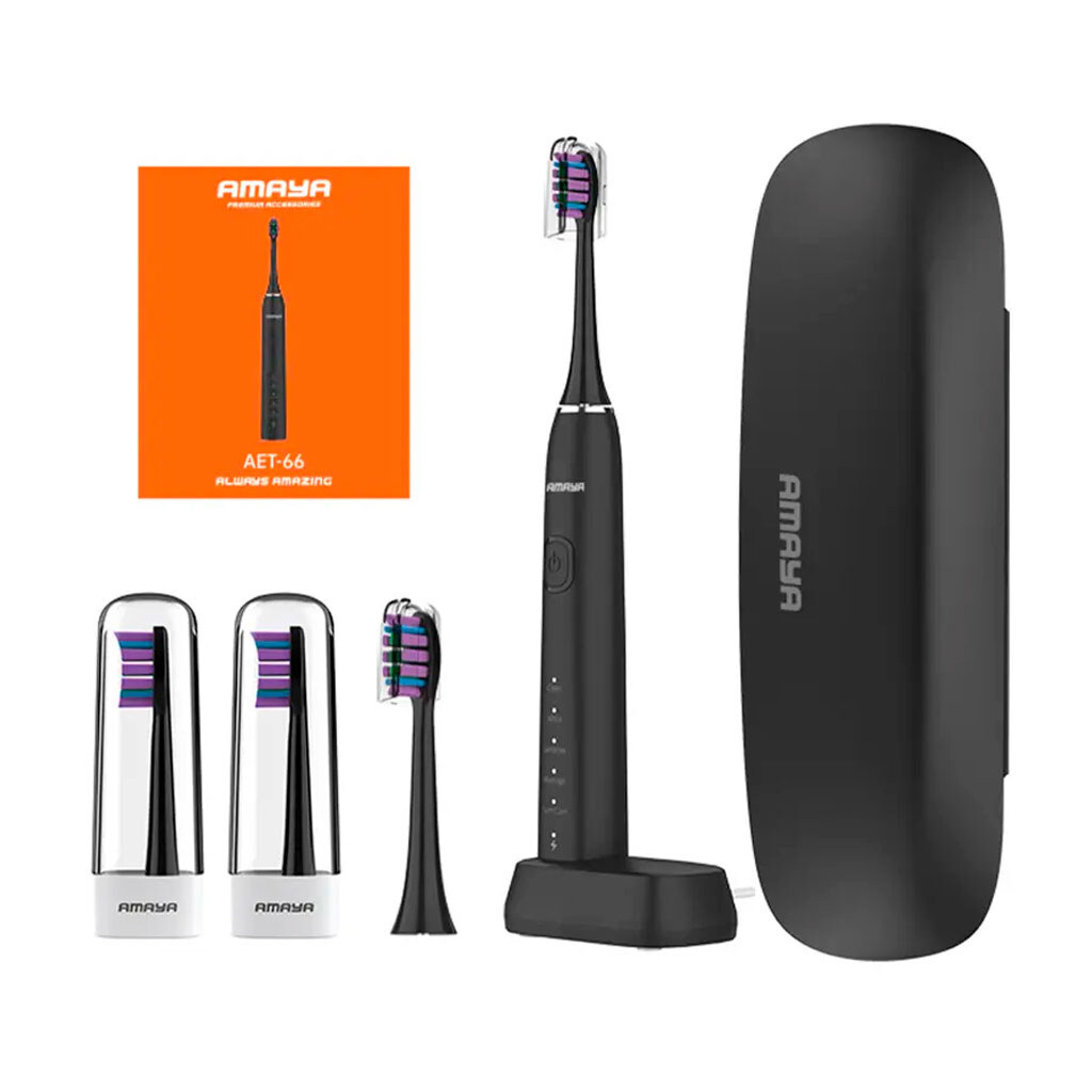 Электрическая зубная щетка Amaya AET-66, Серый - № 2 Электрическая зубная щетка Amaya AET-66, Серый - № 2