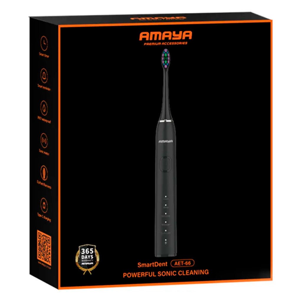 Электрическая зубная щетка Amaya AET-66, Серый - № 3 Электрическая зубная щетка Amaya AET-66, Серый - № 3