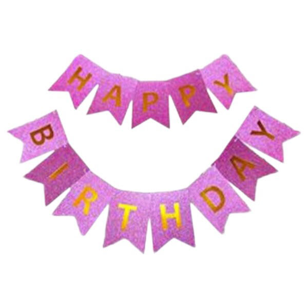Гирлянда-растяжка флажка "Happy birthday", 12x16смx5м, Mic - № 1 Гирлянда-растяжка флажка "Happy birthday", 12x16смx5м, Mic - № 1