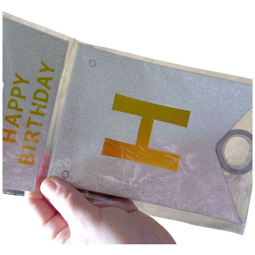 Гирлянда-растяжка флажка "Happy birthday", 12x16смx5м, Mic - № 2 Гирлянда-растяжка флажка "Happy birthday", 12x16смx5м, Mic - № 2
