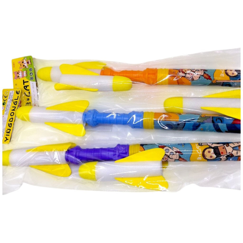 Игра-запускалка со светом "Ракета", 61 см, 2 ракеты в комплекте, микс видов, Mic - № 3 Игра-запускалка со светом "Ракета", 61 см, 2 ракеты в комплекте, микс видов, Mic - № 3