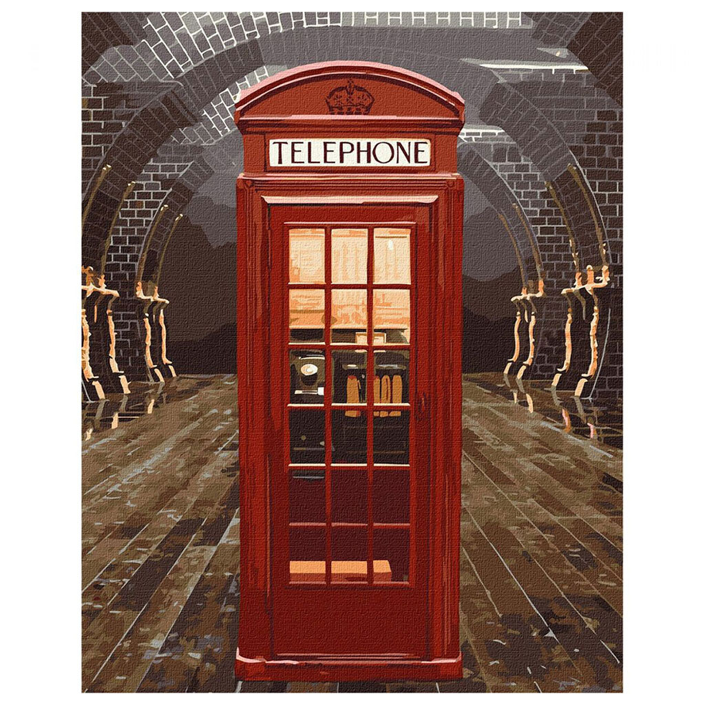 Картина по номерам "Harry Potter: Магический вход", 40х50см, Ідейка - № 1 Картина по номерам "Harry Potter: Магический вход", 40х50см, Ідейка - № 1
