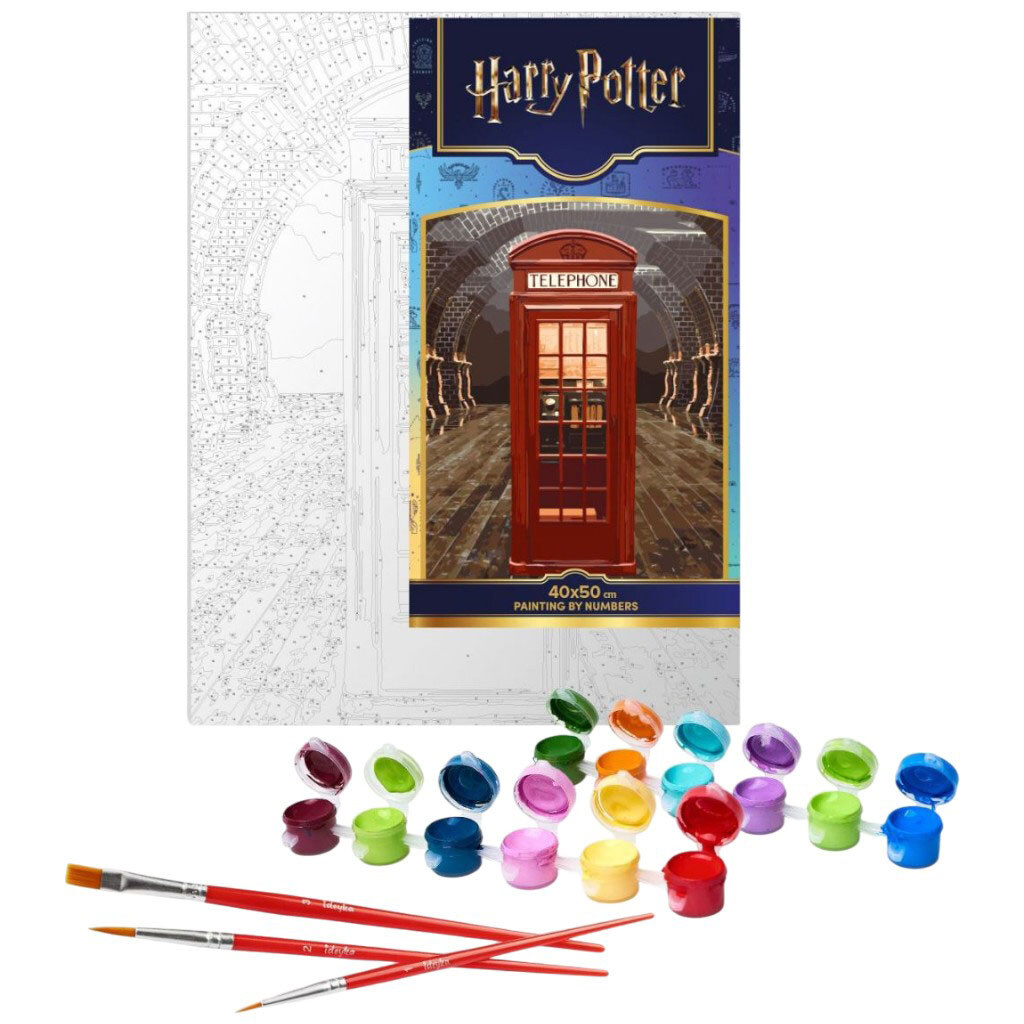 Картина по номерам "Harry Potter: Магический вход", 40х50см, Ідейка - № 2 Картина по номерам "Harry Potter: Магический вход", 40х50см, Ідейка - № 2