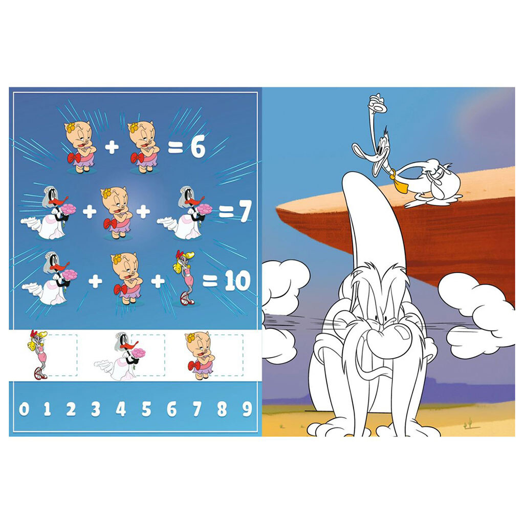 Раскраска WB "Looney Tunes: Веселый кролик" со стикерами, Ідейка - № 2 Раскраска WB "Looney Tunes: Веселый кролик" со стикерами, Ідейка - № 2