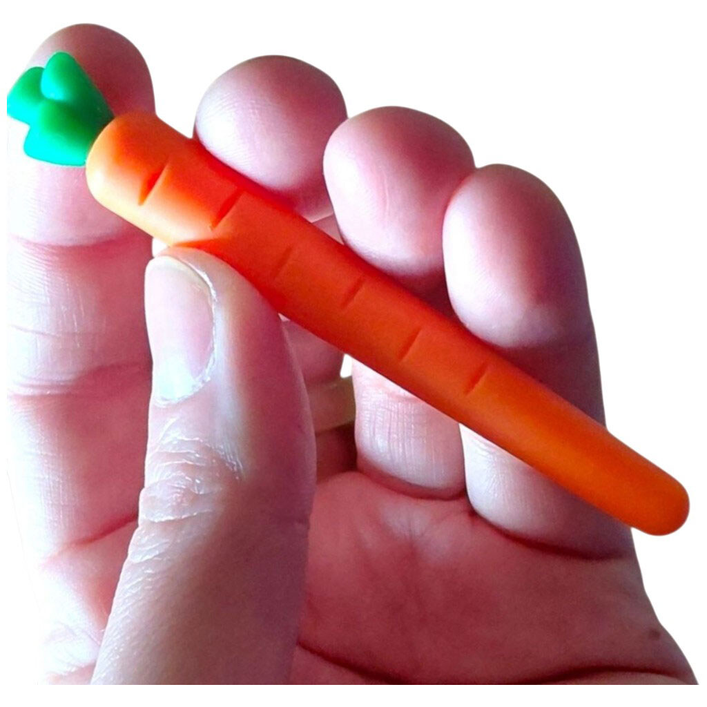 Резинка для ручки "пиши-стирай" "Морковка", 8 см, Mic - № 2 Резинка для ручки "пиши-стирай" "Морковка", 8 см, Mic - № 2