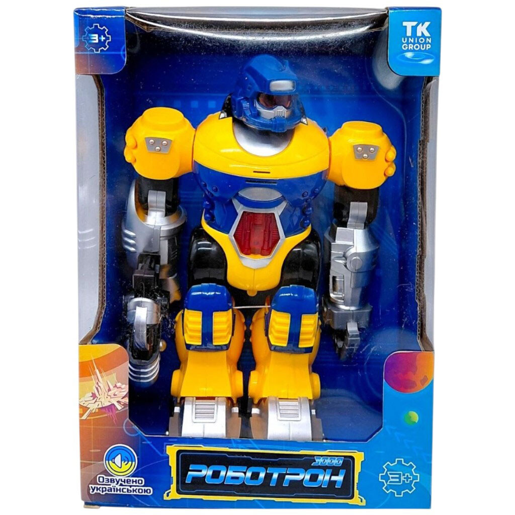 Робот "Роботрон", укр., ходить, світло, звук, в коробці, Tk Group - № 1 Робот "Роботрон", укр., ходить, світло, звук, в коробці, Tk Group - № 1