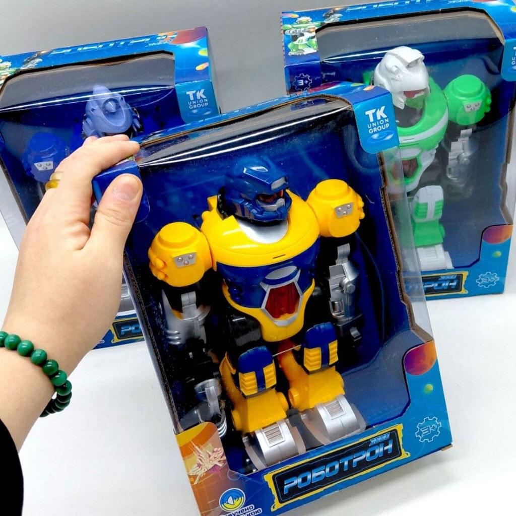 Робот "Роботрон", укр., ходить, світло, звук, в коробці, Tk Group - № 2 Робот "Роботрон", укр., ходить, світло, звук, в коробці, Tk Group - № 2