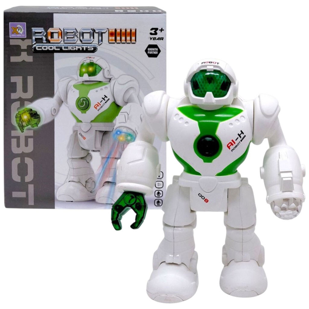 Робот на батарейках, свет, звук, ходит, в коробке, Hiang Huang Toys - № 2 Робот на батарейках, свет, звук, ходит, в коробке, Hiang Huang Toys - № 2
