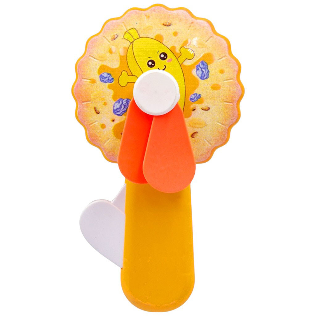 Вентилятор ручной игрушечный детский "Печенье" - № 1 Вентилятор ручной игрушечный детский "Печенье" - № 1