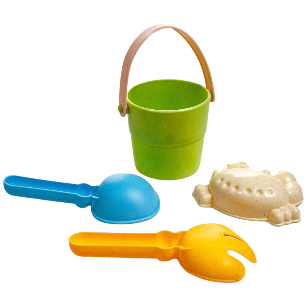 Набір для гри в піску: відерце + 3 предмети - № 1 Набір для гри в піску: відерце + 3 предмети - № 1