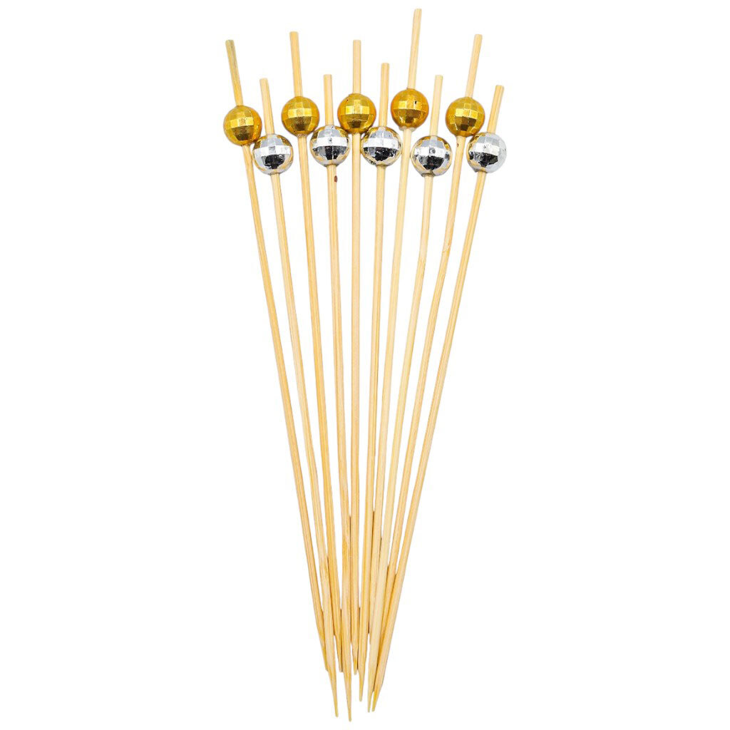 Набор бамбуковых шпажек с фигуркой Шарик - № 2 Набор бамбуковых шпажек с фигуркой Шарик - № 2