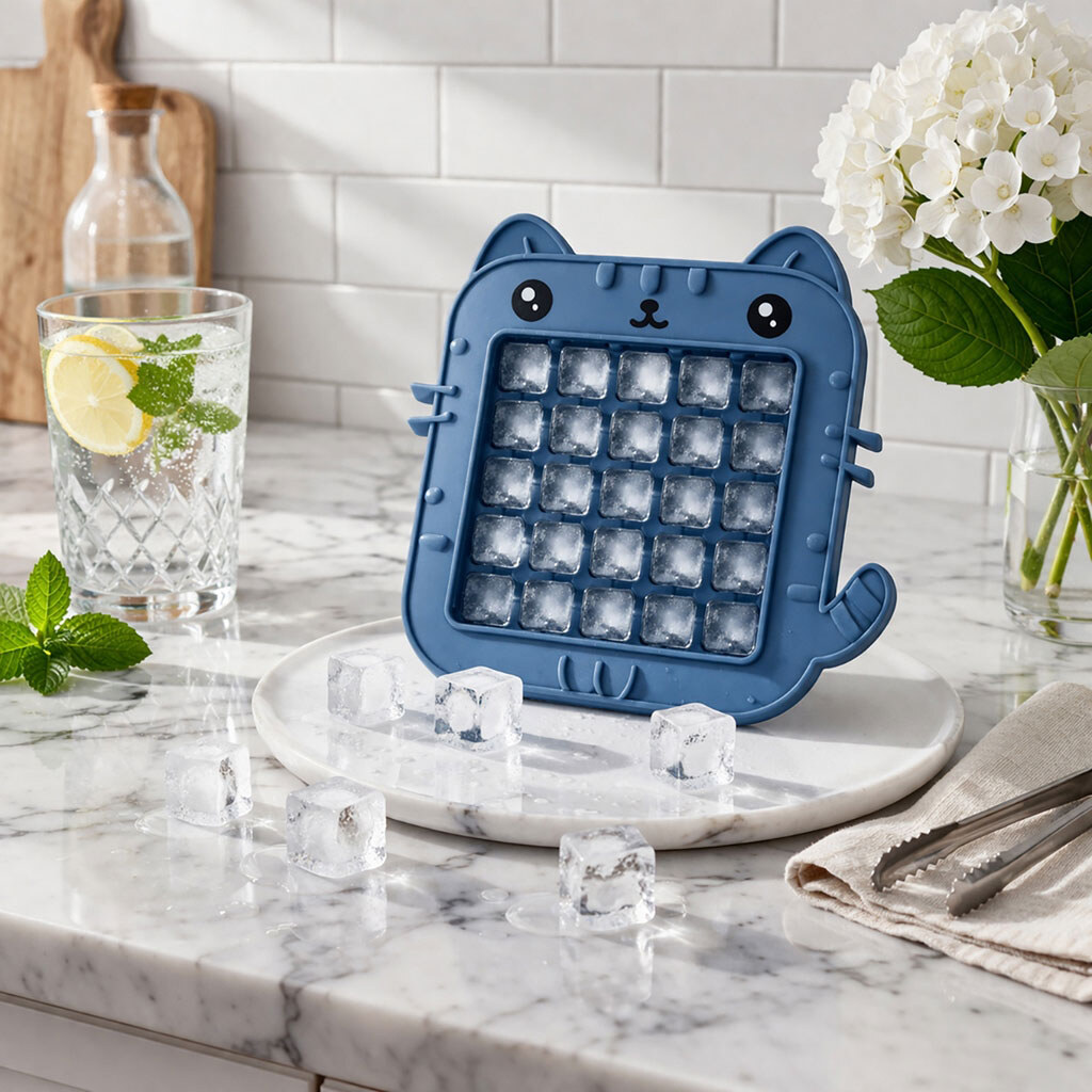 Форма для льоду пластикова Almo Котик, 18х18 см - № 3 Форма для льоду пластикова Almo Котик, 18х18 см - № 3