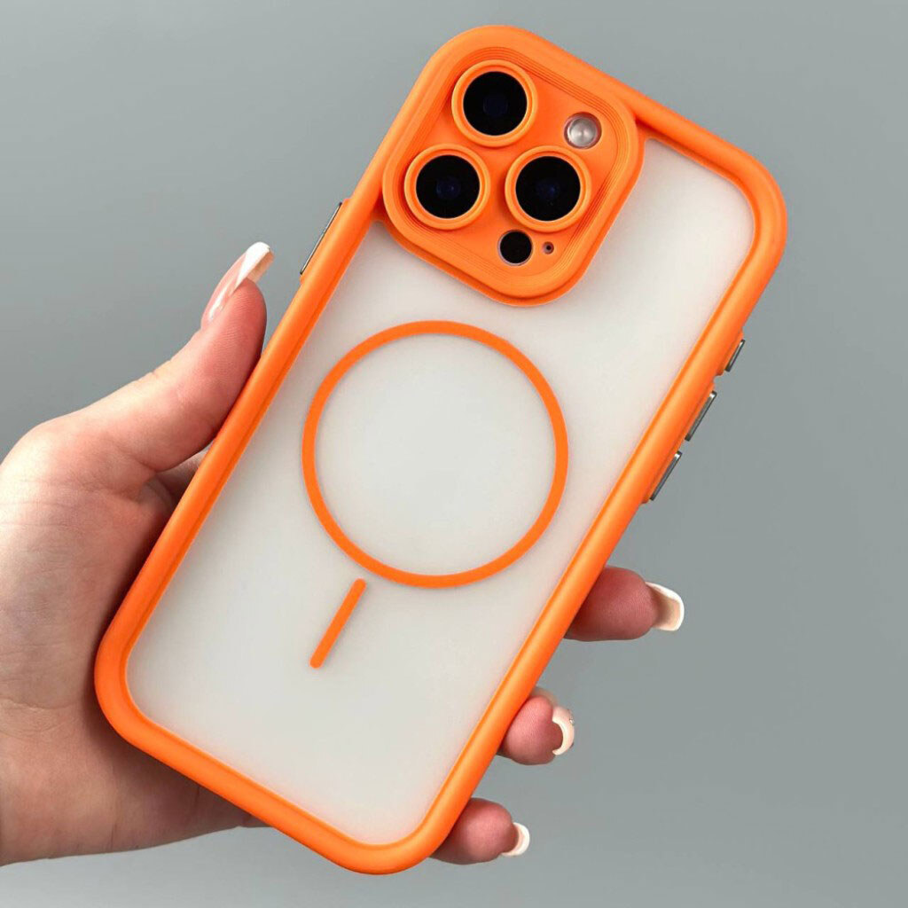 Чехол (накладка) Apple iPhone 16 Pro Max, Clear Shock Thin, MagSafe, Розовый - № 11 Чехол (накладка) Apple iPhone 16 Pro Max, Clear Shock Thin, MagSafe, Розовый - № 11