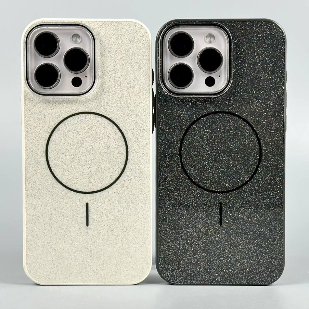 Чехол (накладка) Apple iPhone 17, Color Glitter, MagSafe, Голубой - № 4 Чехол (накладка) Apple iPhone 17, Color Glitter, MagSafe, Голубой - № 4