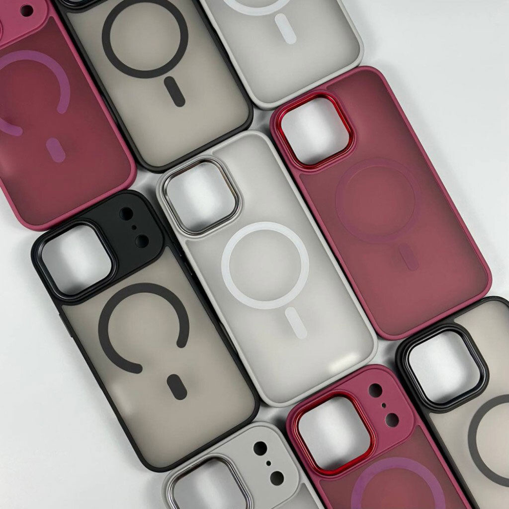 Чехол (накладка) Apple iPhone 13, Color Matte, MagSafe, Серый - № 5 Чехол (накладка) Apple iPhone 13, Color Matte, MagSafe, Серый - № 5