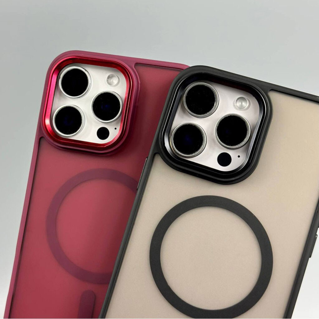 Чехол (накладка) Apple iPhone 16 Pro Max, Color Matte, MagSafe, Серый - № 13 Чехол (накладка) Apple iPhone 16 Pro Max, Color Matte, MagSafe, Серый - № 13