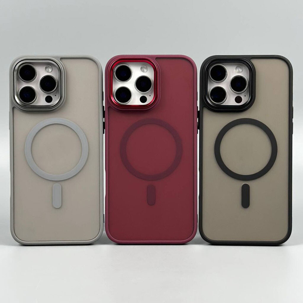 Чохол (накладка) Apple iPhone 17 Pro Max, Color Matte, MagSafe, Чорний - № 2 Чохол (накладка) Apple iPhone 17 Pro Max, Color Matte, MagSafe, Чорний - № 2