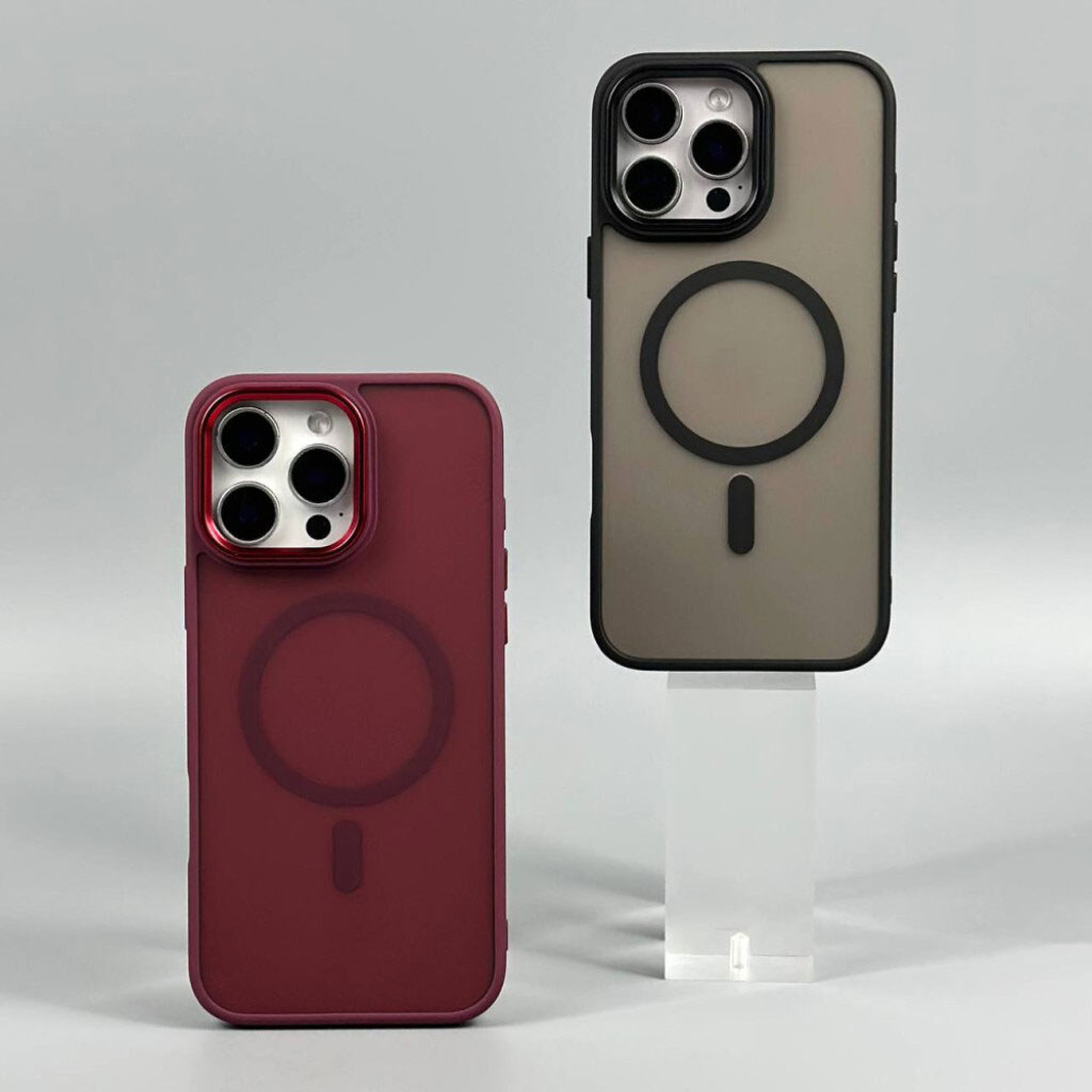 Чохол (накладка) Apple iPhone 17 Pro Max, Color Matte, MagSafe, Чорний - № 4 Чохол (накладка) Apple iPhone 17 Pro Max, Color Matte, MagSafe, Чорний - № 4