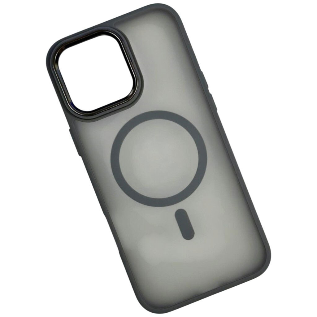 Чехол (накладка) Apple iPhone 17, Color Matte, MagSafe, Серый - № 1 Чехол (накладка) Apple iPhone 17, Color Matte, MagSafe, Серый - № 1
