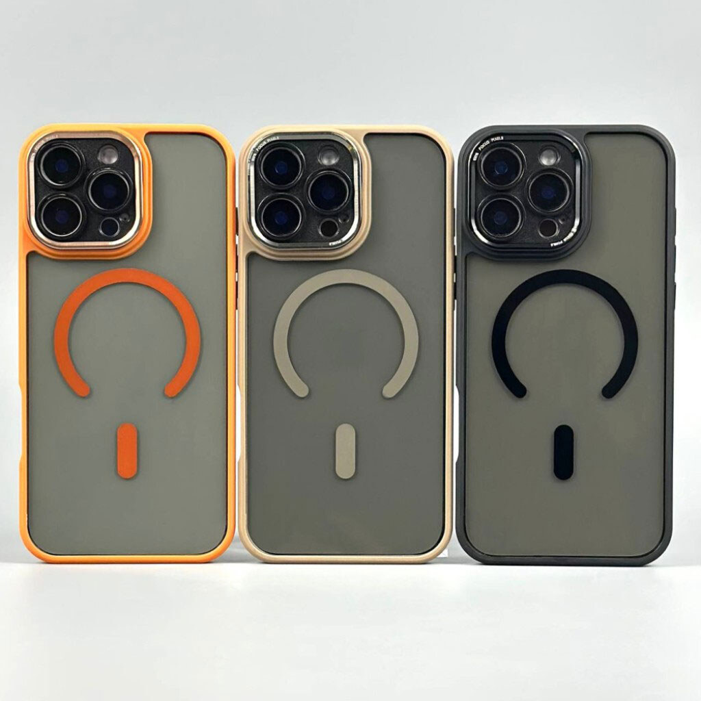 Чохол (накладка) Apple iPhone 12 Pro Max, Focus Pixels, MagSafe, Бежевий - № 2 Чохол (накладка) Apple iPhone 12 Pro Max, Focus Pixels, MagSafe, Бежевий - № 2