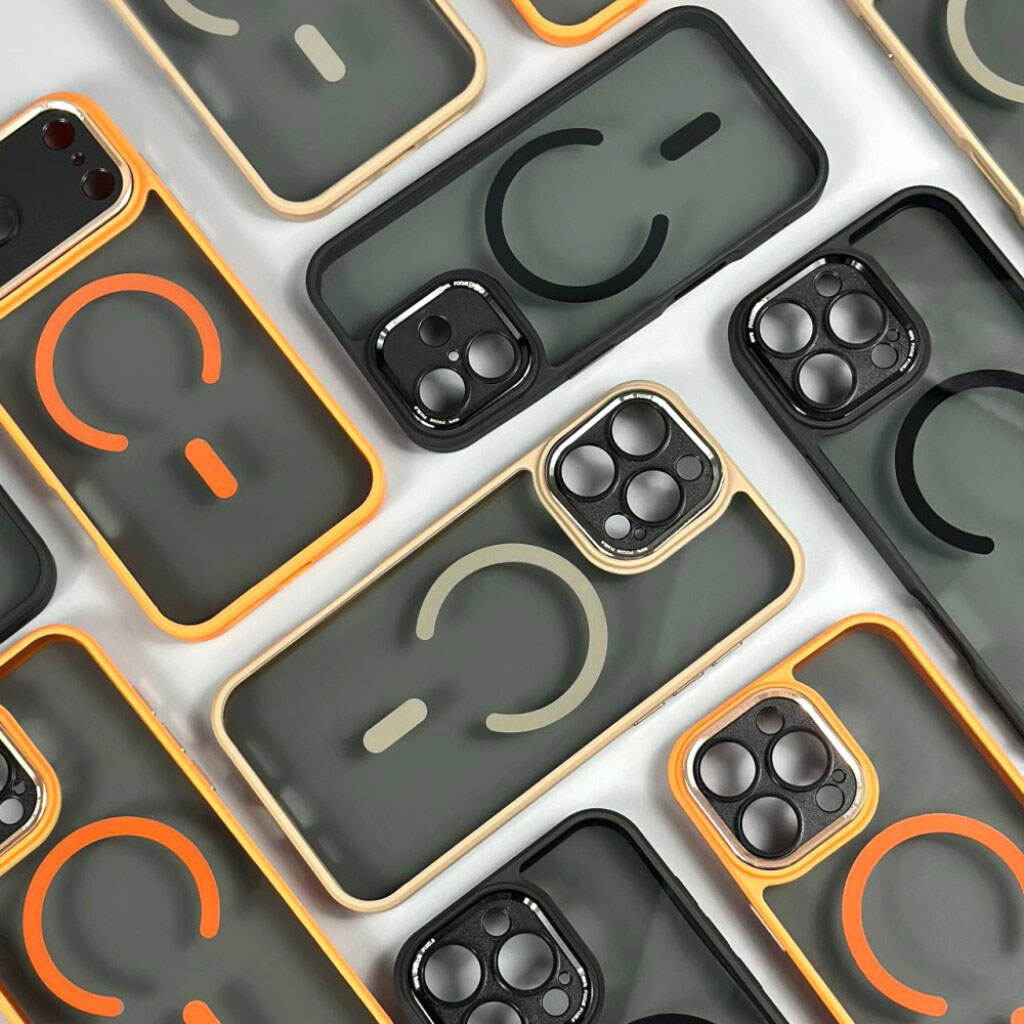 Чохол (накладка) Apple iPhone 16, Focus Pixels, MagSafe, Бежевий - № 5 Чохол (накладка) Apple iPhone 16, Focus Pixels, MagSafe, Бежевий - № 5