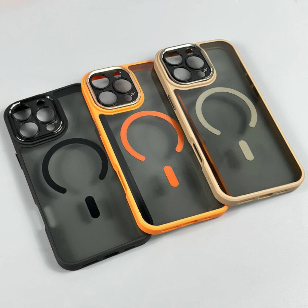 Чохол (накладка) Apple iPhone 16, Focus Pixels, MagSafe, Бежевий - № 6 Чохол (накладка) Apple iPhone 16, Focus Pixels, MagSafe, Бежевий - № 6