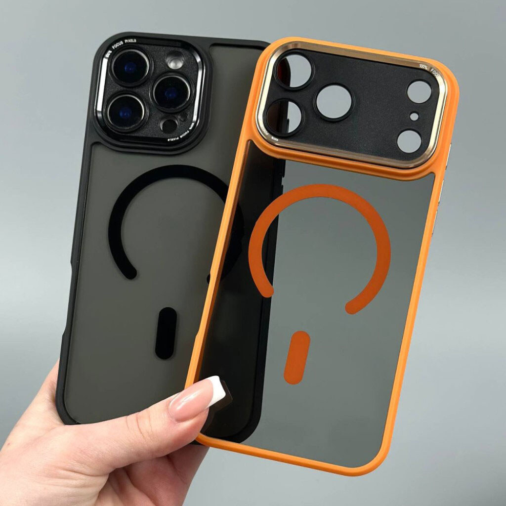 Чохол (накладка) Apple iPhone 16, Focus Pixels, MagSafe, Бежевий - № 8 Чохол (накладка) Apple iPhone 16, Focus Pixels, MagSafe, Бежевий - № 8