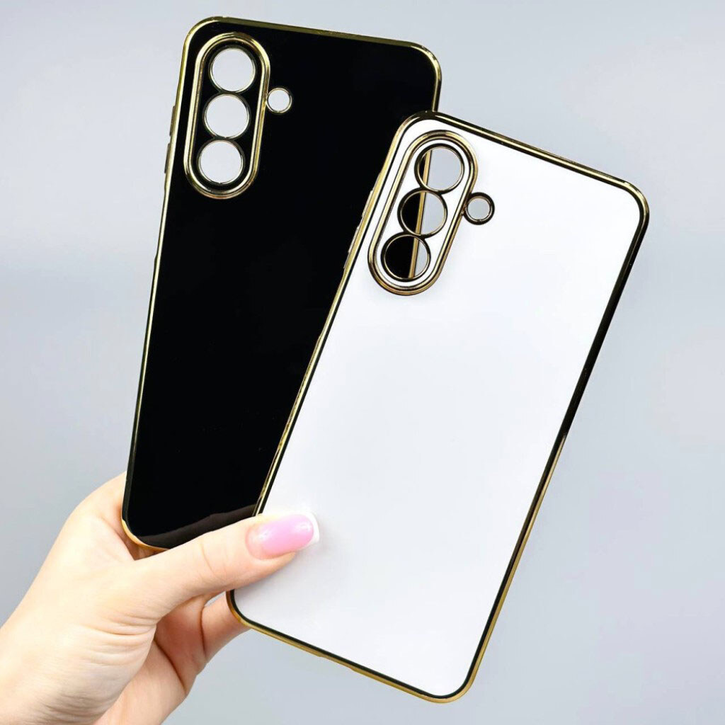 Чехол (накладка) Xiaomi 15T, Golden Line Separate Camera, Черный - № 11 Чехол (накладка) Xiaomi 15T, Golden Line Separate Camera, Черный - № 11
