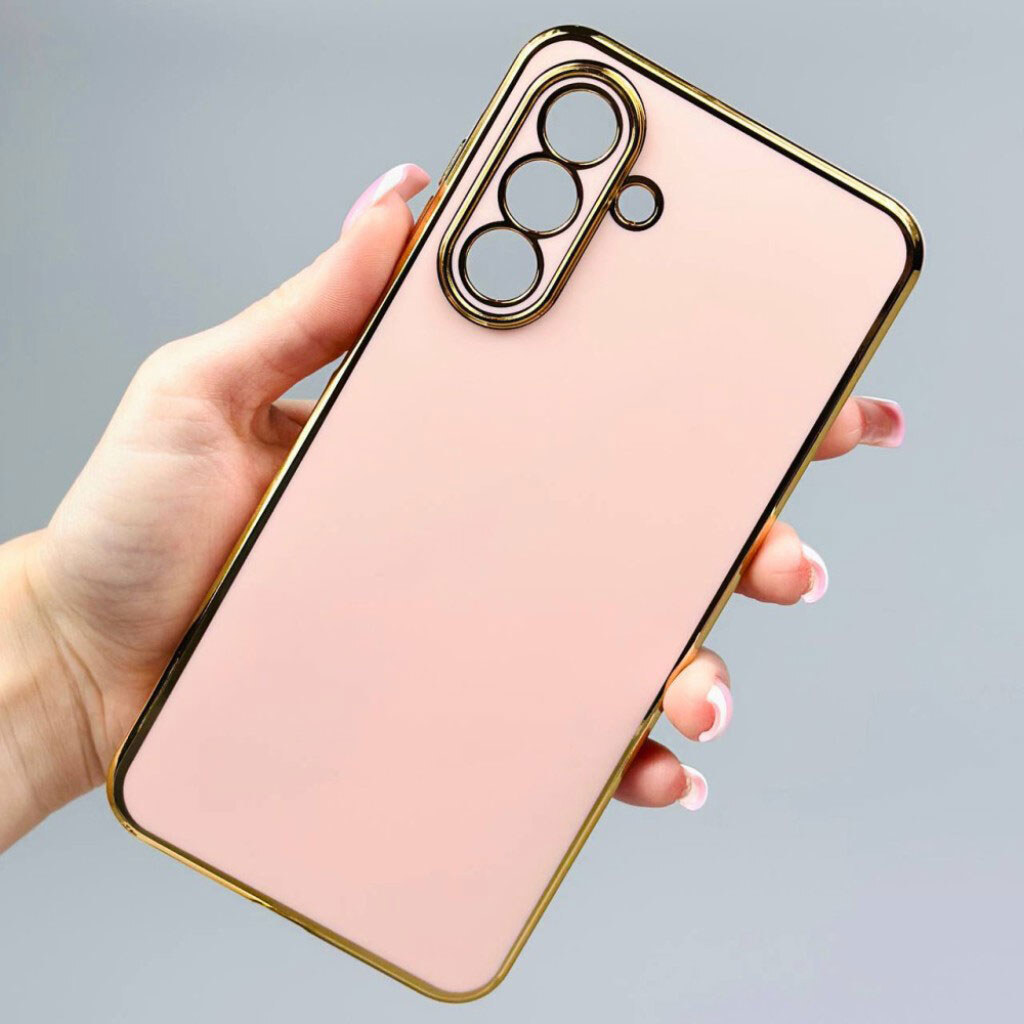 Чехол (накладка) Xiaomi Poco C65 / Redmi 13C, Golden Line Separate Camera, Бежевый - № 5 Чехол (накладка) Xiaomi Poco C65 / Redmi 13C, Golden Line Separate Camera, Бежевый - № 5