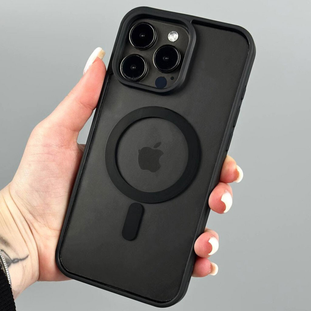 Чехол (накладка) Apple iPhone 13 Pro, Cristal Case Guard, MagSafe, Серый - № 7 Чехол (накладка) Apple iPhone 13 Pro, Cristal Case Guard, MagSafe, Серый - № 7