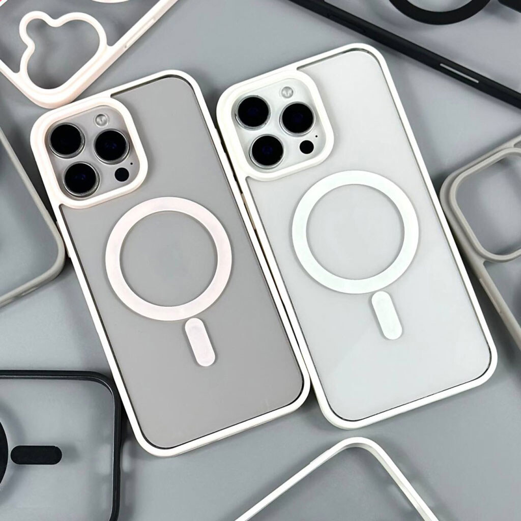 Чехол (накладка) Apple iPhone 15 Pro, Cristal Case Guard, MagSafe, Черный - № 3 Чехол (накладка) Apple iPhone 15 Pro, Cristal Case Guard, MagSafe, Черный - № 3