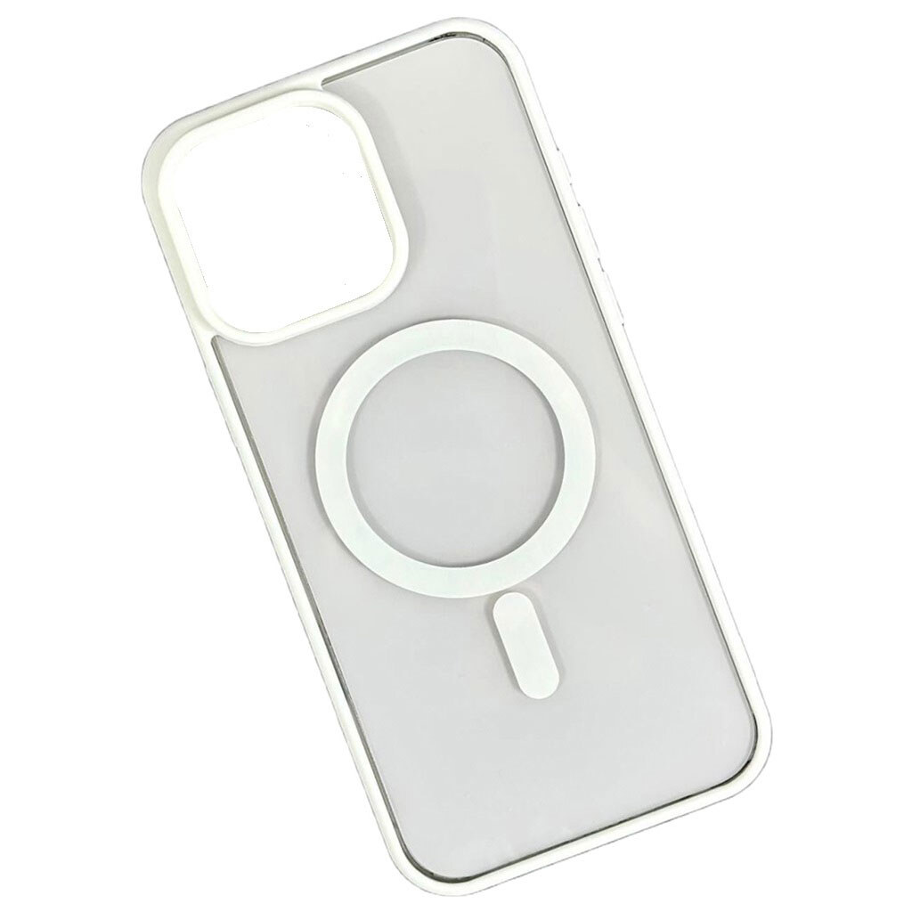 Чохол (накладка) Apple iPhone 15, Cristal Case Guard, MagSafe, Білий - № 1 Чохол (накладка) Apple iPhone 15, Cristal Case Guard, MagSafe, Білий - № 1