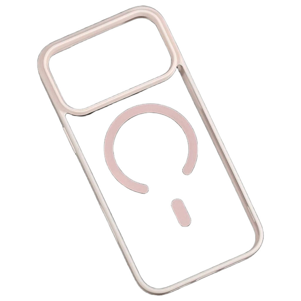 Чохол (накладка) Apple iPhone 17 Pro, Cristal Case Guard, MagSafe, Рожевий - № 1 Чохол (накладка) Apple iPhone 17 Pro, Cristal Case Guard, MagSafe, Рожевий - № 1
