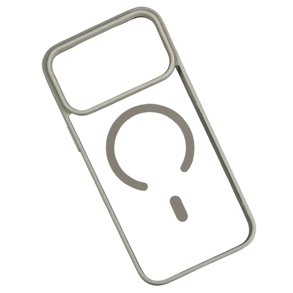 Чохол (накладка) Apple iPhone 17 Pro, Cristal Case Guard, MagSafe, Сірий - № 1 Чохол (накладка) Apple iPhone 17 Pro, Cristal Case Guard, MagSafe, Сірий - № 1