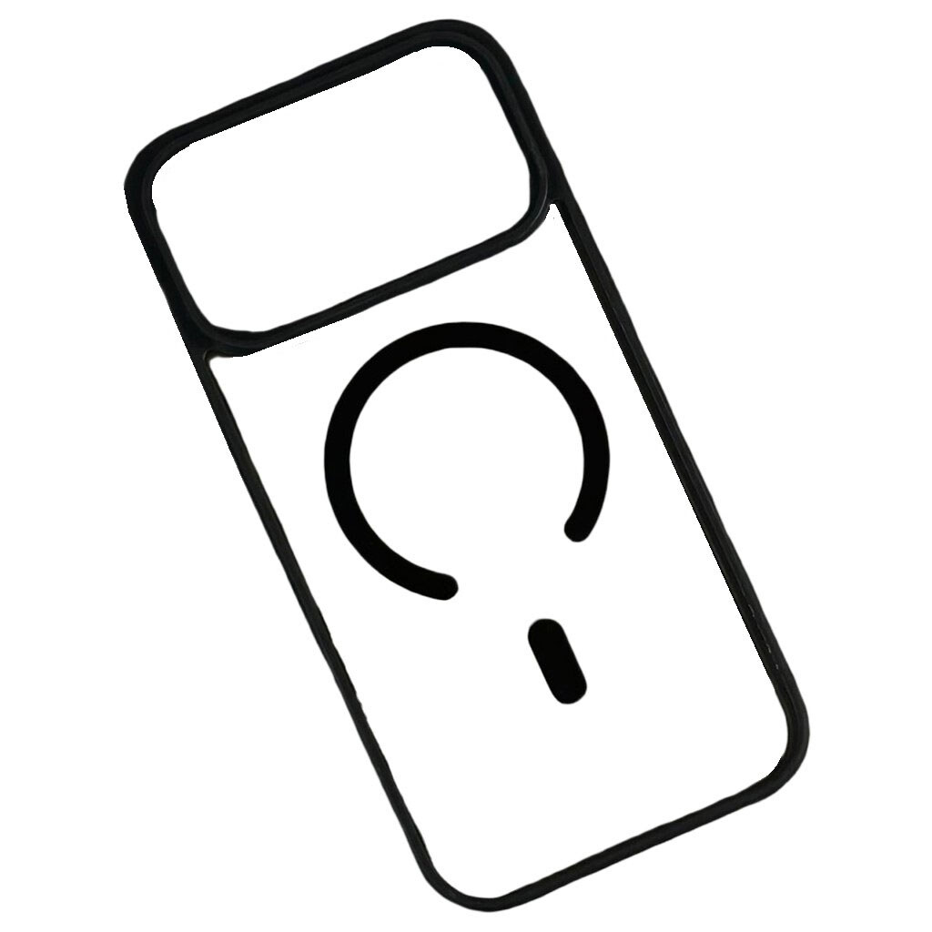 Чохол (накладка) Apple iPhone 17 Pro, Cristal Case Guard, MagSafe, Чорний - № 1 Чохол (накладка) Apple iPhone 17 Pro, Cristal Case Guard, MagSafe, Чорний - № 1