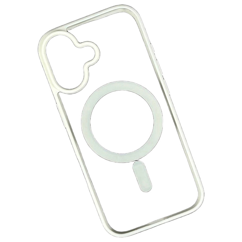 Чохол (накладка) Apple iPhone 17, Cristal Case Guard, MagSafe, Білий - № 1 Чохол (накладка) Apple iPhone 17, Cristal Case Guard, MagSafe, Білий - № 1