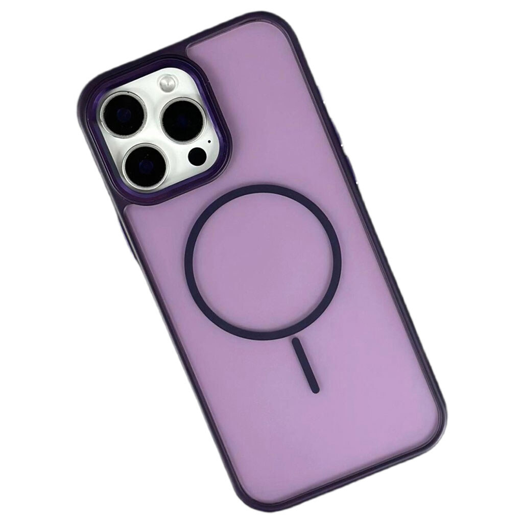 Чохол (накладка) Apple iPhone 11 Pro Max, Air Beats Matte Camera, MagSafe, Фіолетовий - № 1 Чохол (накладка) Apple iPhone 11 Pro Max, Air Beats Matte Camera, MagSafe, Фіолетовий - № 1