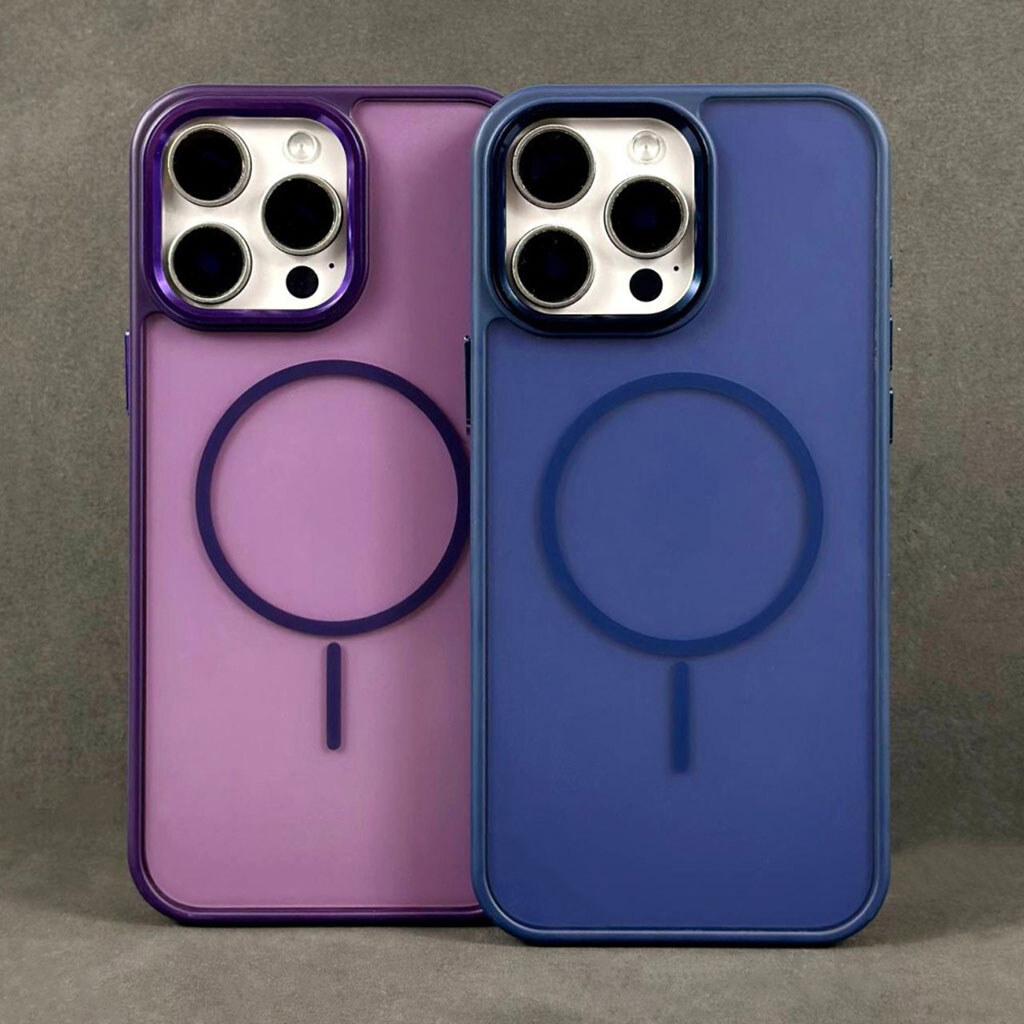 Чохол (накладка) Apple iPhone 11 Pro Max, Air Beats Matte Camera, MagSafe, Фіолетовий - № 12 Чохол (накладка) Apple iPhone 11 Pro Max, Air Beats Matte Camera, MagSafe, Фіолетовий - № 12