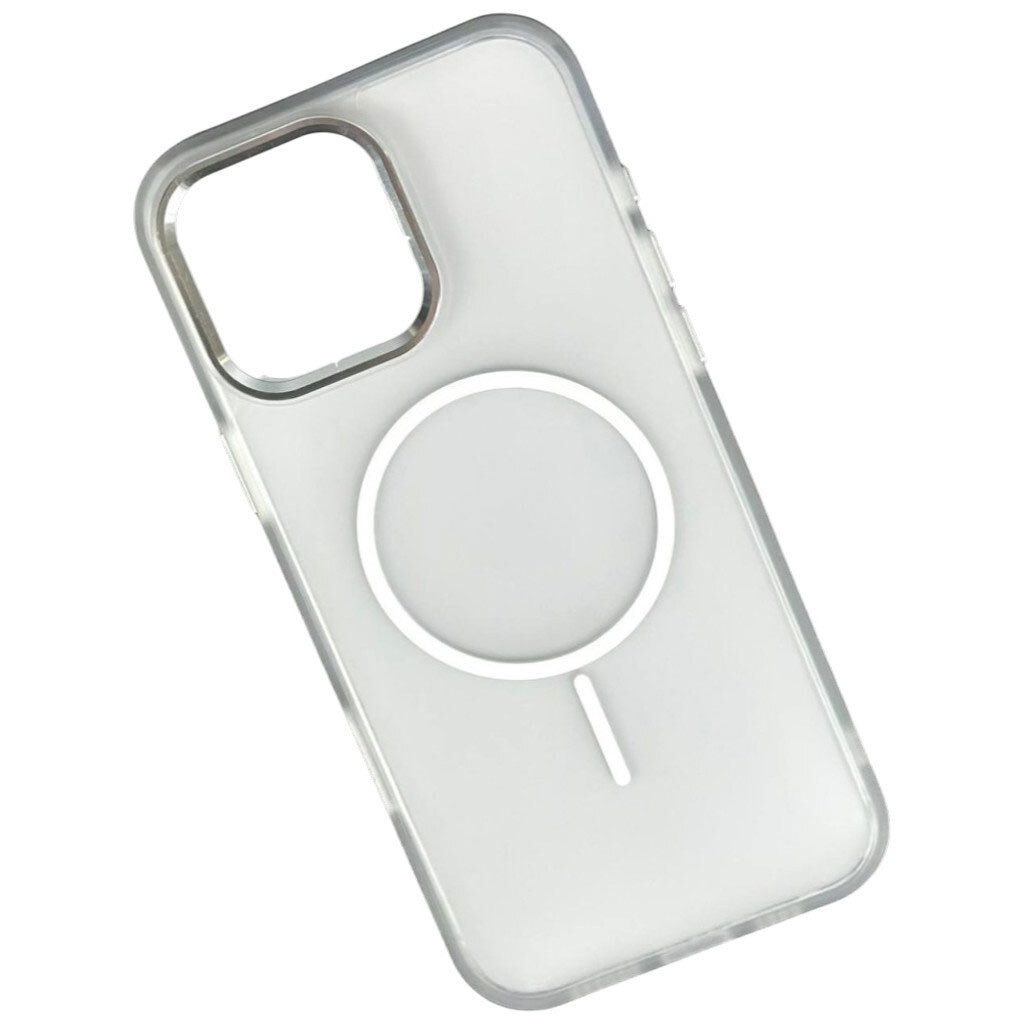 Чохол (накладка) Apple iPhone 13 Pro Max, Air Beats Matte Camera, MagSafe, Білий - № 1 Чохол (накладка) Apple iPhone 13 Pro Max, Air Beats Matte Camera, MagSafe, Білий - № 1