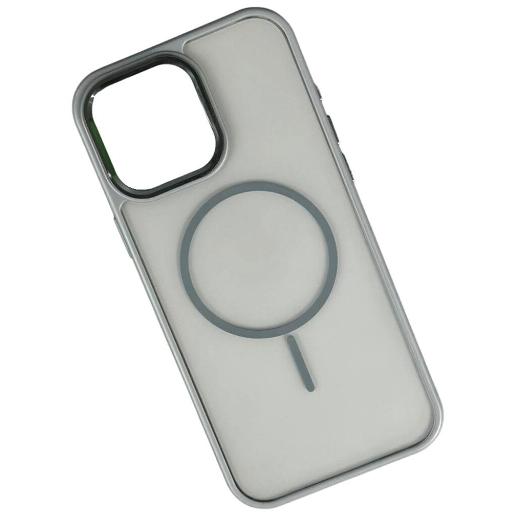 Чехол (накладка) Apple iPhone 13 Pro, Air Beats Matte Camera, MagSafe, Серый - № 1 Чехол (накладка) Apple iPhone 13 Pro, Air Beats Matte Camera, MagSafe, Серый - № 1