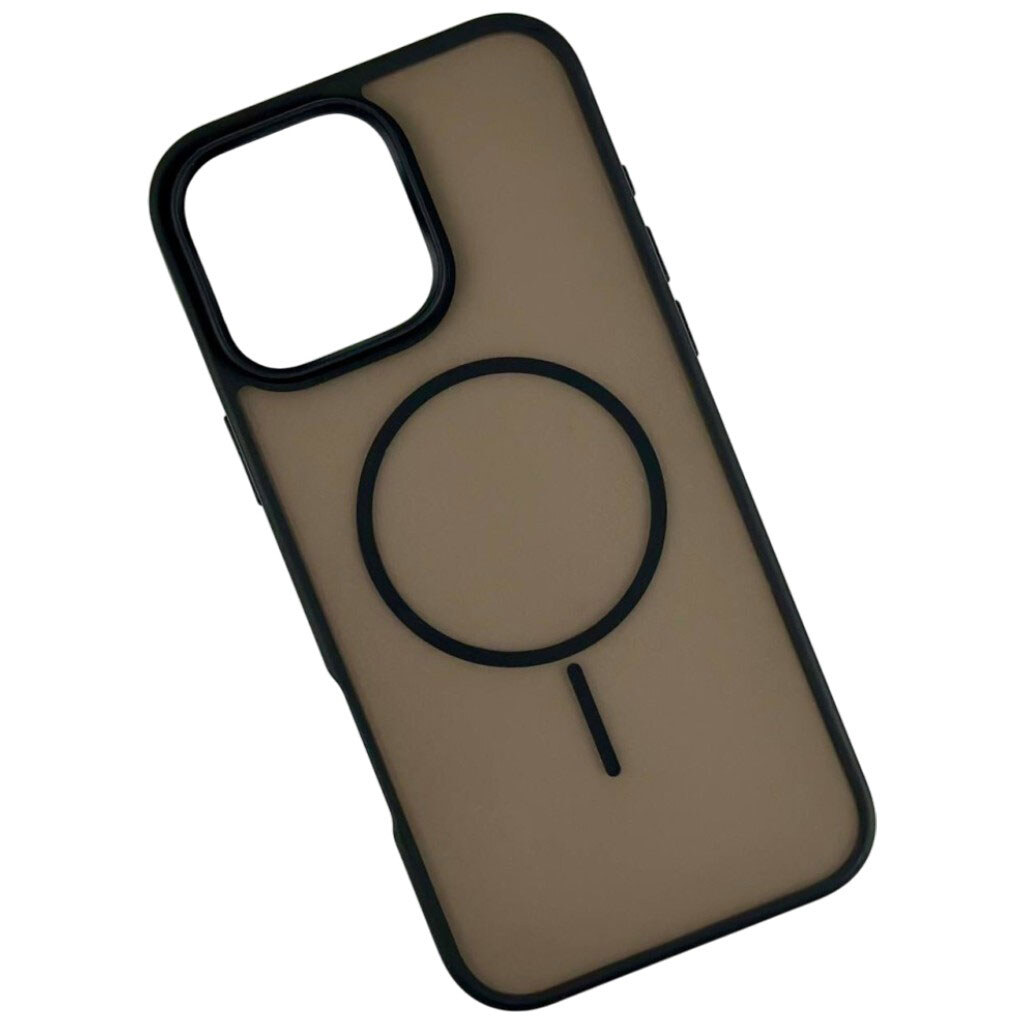 Чехол (накладка) Apple iPhone 17 Air, Air Beats Matte Color, MagSafe, Черный - № 1 Чехол (накладка) Apple iPhone 17 Air, Air Beats Matte Color, MagSafe, Черный - № 1