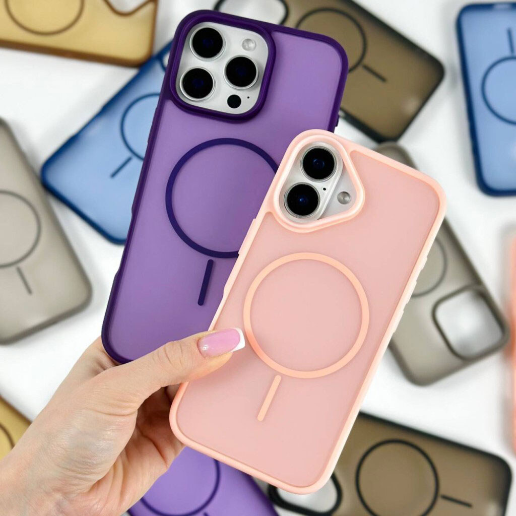 Чехол (накладка) Apple iPhone 17, Air Beats Matte Color, MagSafe, Коричневый - № 8 Чехол (накладка) Apple iPhone 17, Air Beats Matte Color, MagSafe, Коричневый - № 8