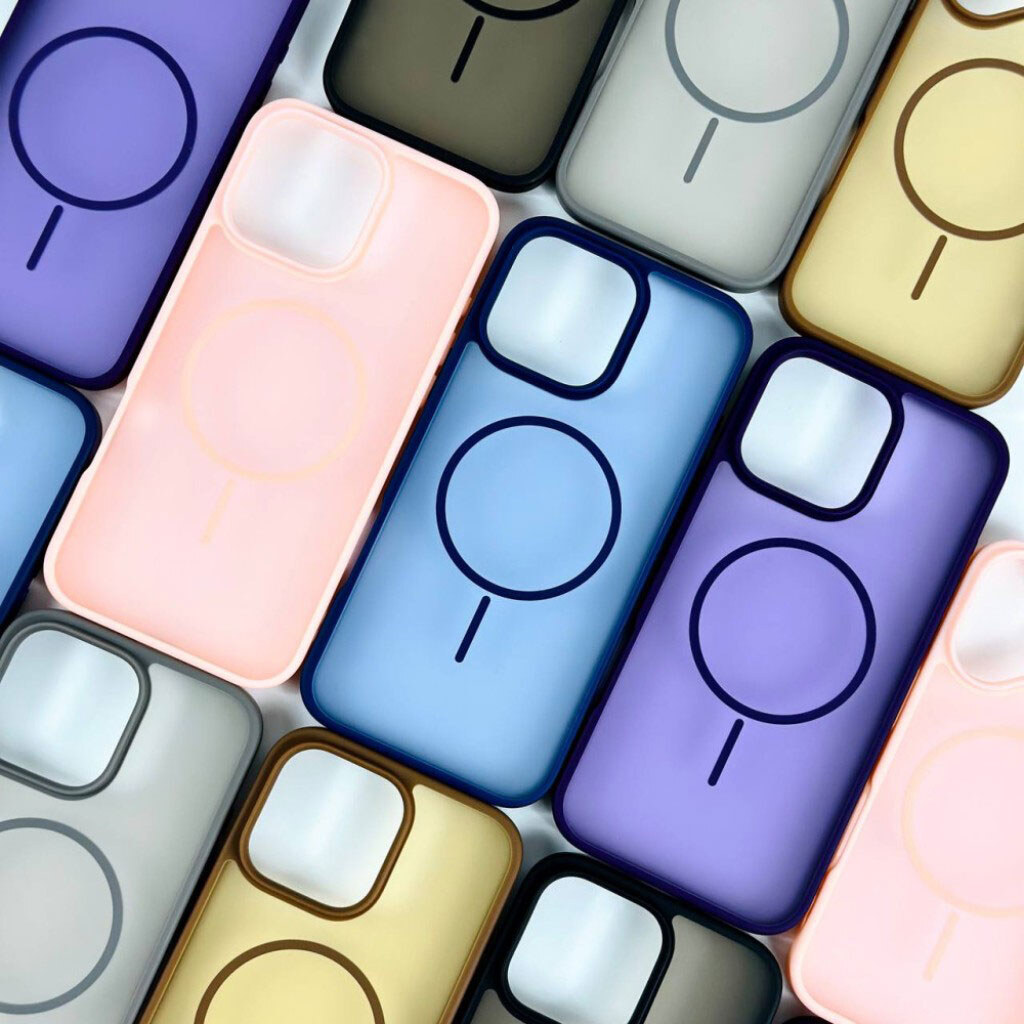 Чехол (накладка) Apple iPhone 17, Air Beats Matte Color, MagSafe, Фиолетовый - № 9 Чехол (накладка) Apple iPhone 17, Air Beats Matte Color, MagSafe, Фиолетовый - № 9