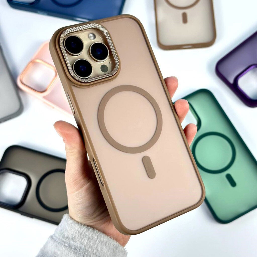 Чохол (накладка) Apple iPhone 17 Air, Matte Corrugated, MagSafe, Рожевий - № 5 Чохол (накладка) Apple iPhone 17 Air, Matte Corrugated, MagSafe, Рожевий - № 5