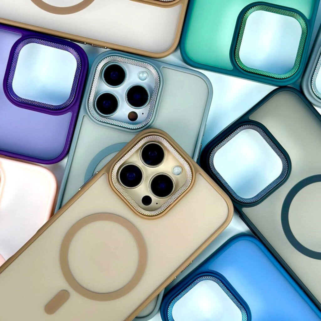 Чехол (накладка) Apple iPhone 17 Pro Max, Matte Corrugated, MagSafe, Фиолетовый - № 14 Чехол (накладка) Apple iPhone 17 Pro Max, Matte Corrugated, MagSafe, Фиолетовый - № 14