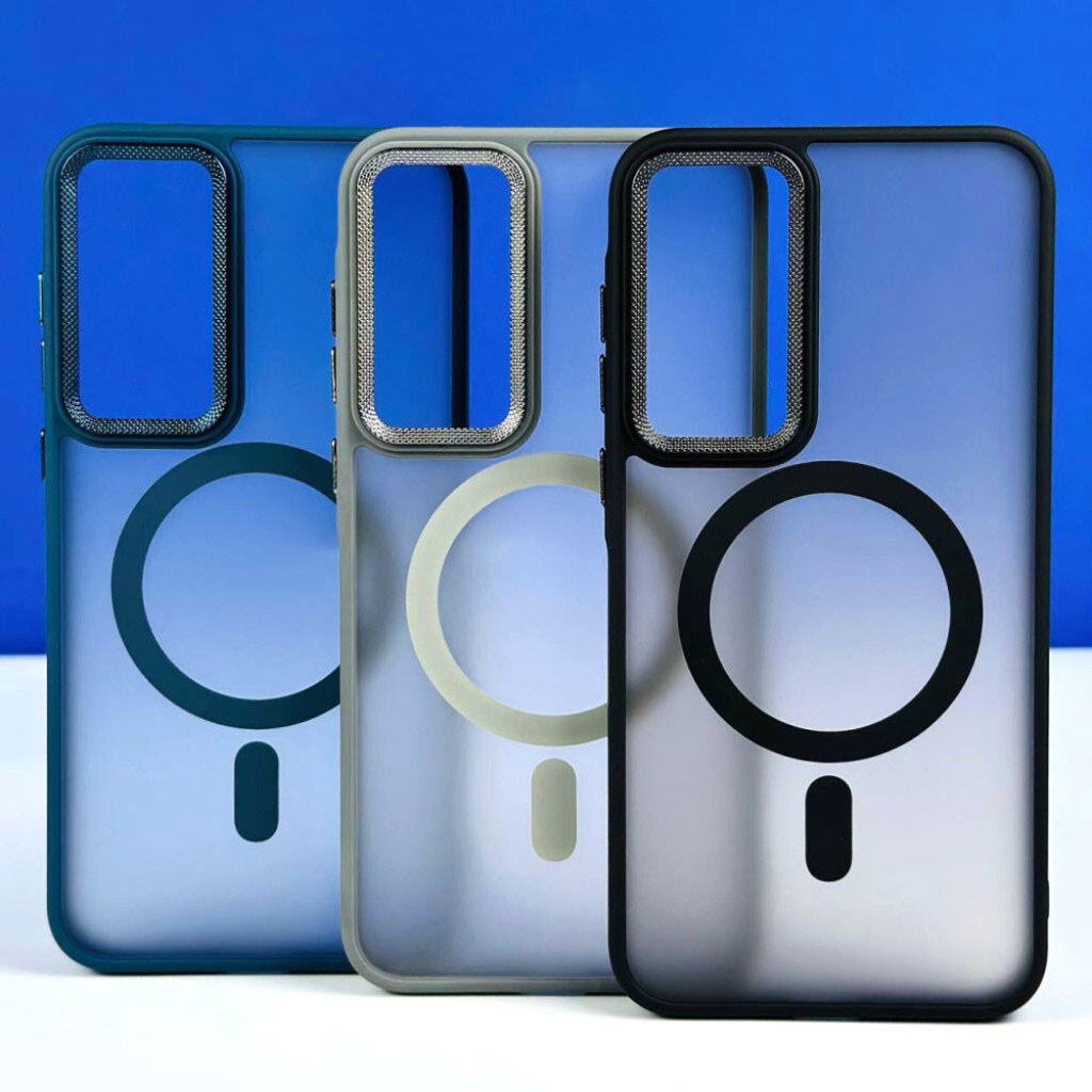 Чехол (накладка) Samsung A255 Galaxy A25 5G, Matte Corrugated, MagSafe, Розовый - № 4 Чехол (накладка) Samsung A255 Galaxy A25 5G, Matte Corrugated, MagSafe, Розовый - № 4