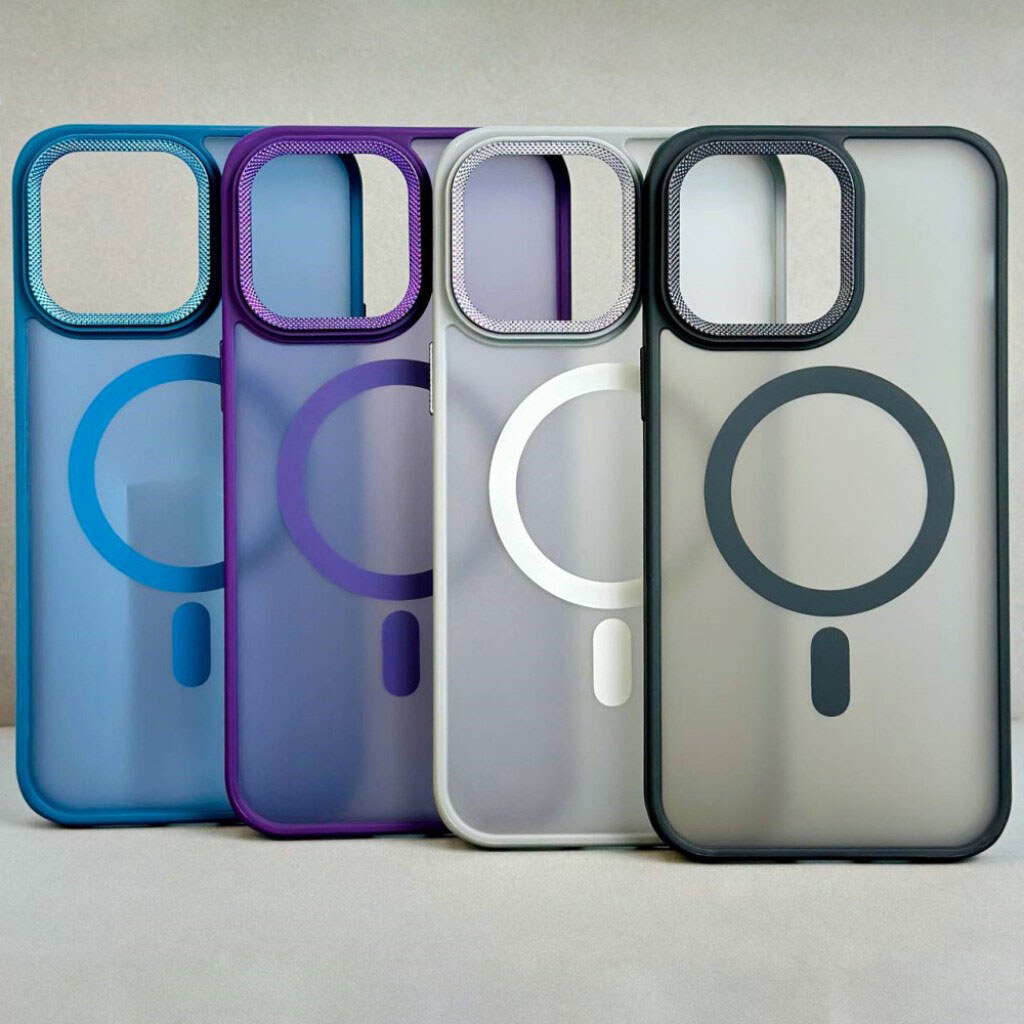 Чехол (накладка) Xiaomi Poco C65 / Redmi 13C, Matte Corrugated, MagSafe, Розовый - № 11 Чехол (накладка) Xiaomi Poco C65 / Redmi 13C, Matte Corrugated, MagSafe, Розовый - № 11